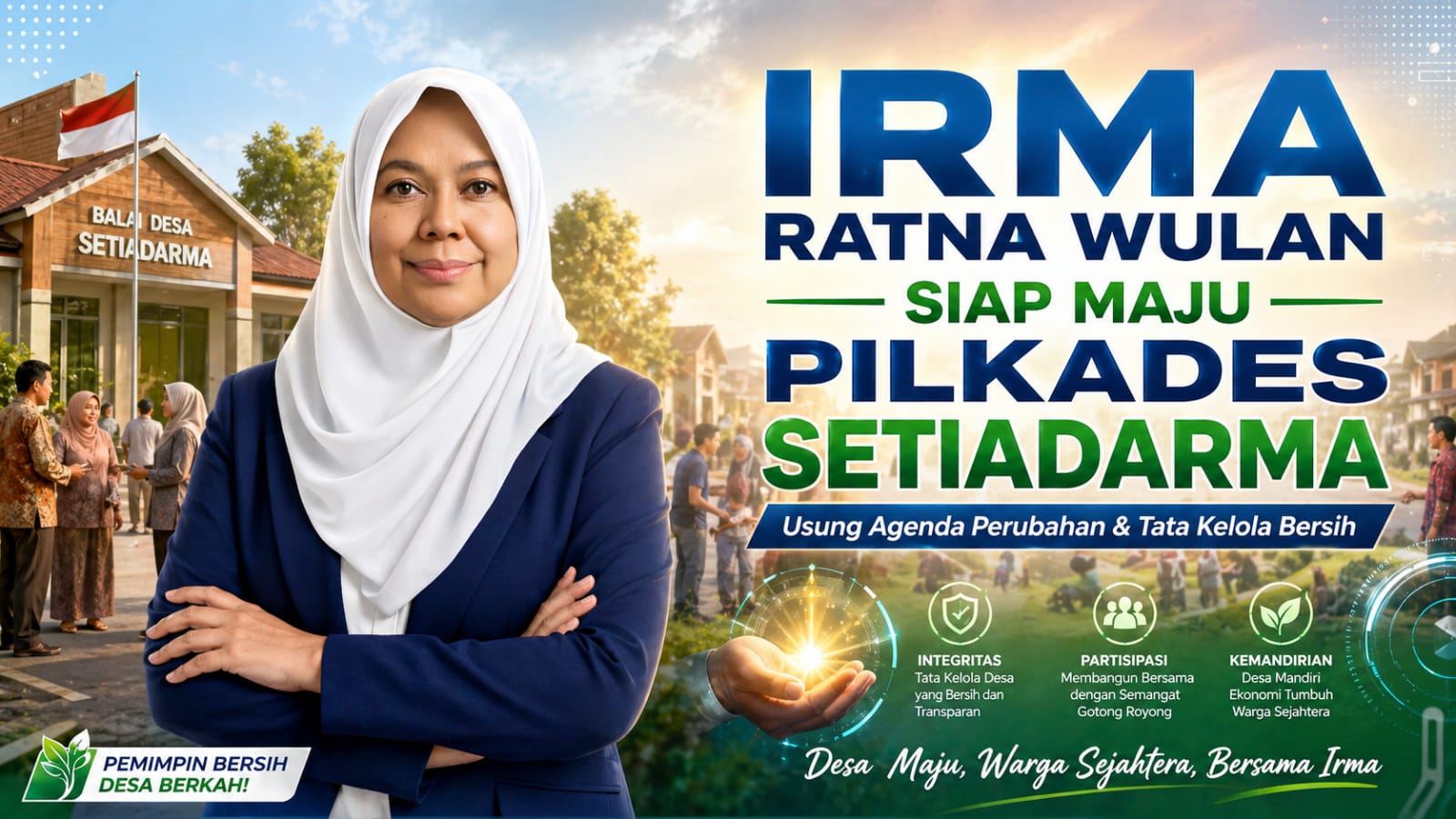 Irma Ratna Wulan Siap Maju di Pilkades Setiadarma, Usung Agenda Perubahan dan Tata Kelola Bersih